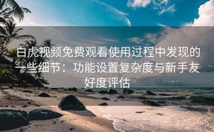 白虎视频免费观看使用过程中发现的一些细节：功能设置复杂度与新手友好度评估
