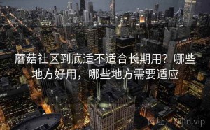 蘑菇社区到底适不适合长期用？哪些地方好用，哪些地方需要适应