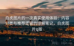 白虎图片的一次真实使用体验：内容分类与推荐逻辑的理解笔记，白虎图片q版