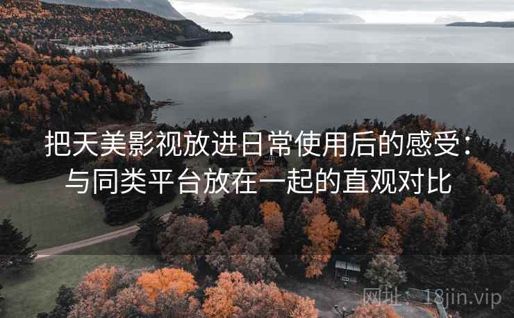 把天美影视放进日常使用后的感受:与同类平台放在一起的直观对比 把天美影视放进日常使用后的感受:与同类平台放在一起的直观对比