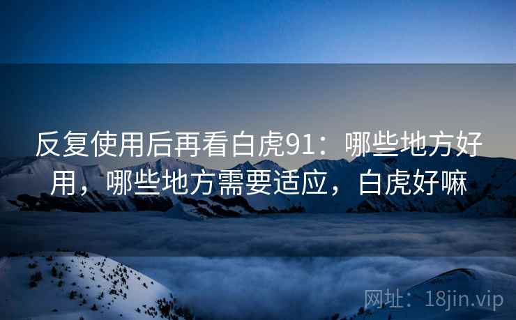 反复使用后再看白虎91:哪些地方好用,哪些地方需要适应,白虎好嘛 反复使用后再看白虎91:哪些地方好用,哪些地方需要适应,白虎好嘛